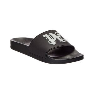 Palm Angels Pa Monogram Pool Slide, Black
